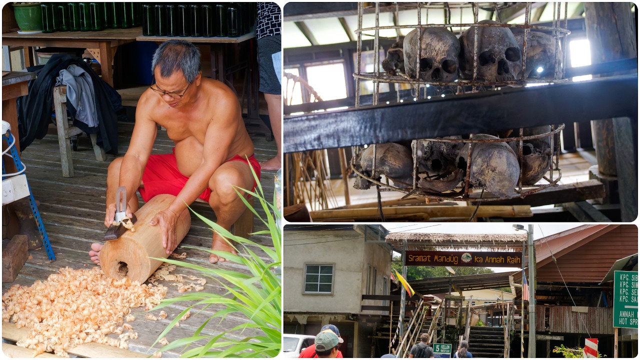 Bidayuh Tribe Village Annah Rais Sarawak Malaysia