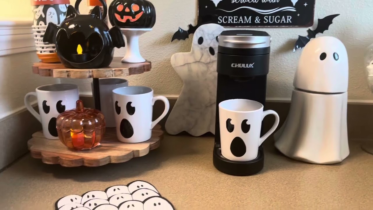 Decorate with Me: Halloween Coffee Bar Refresh 2024