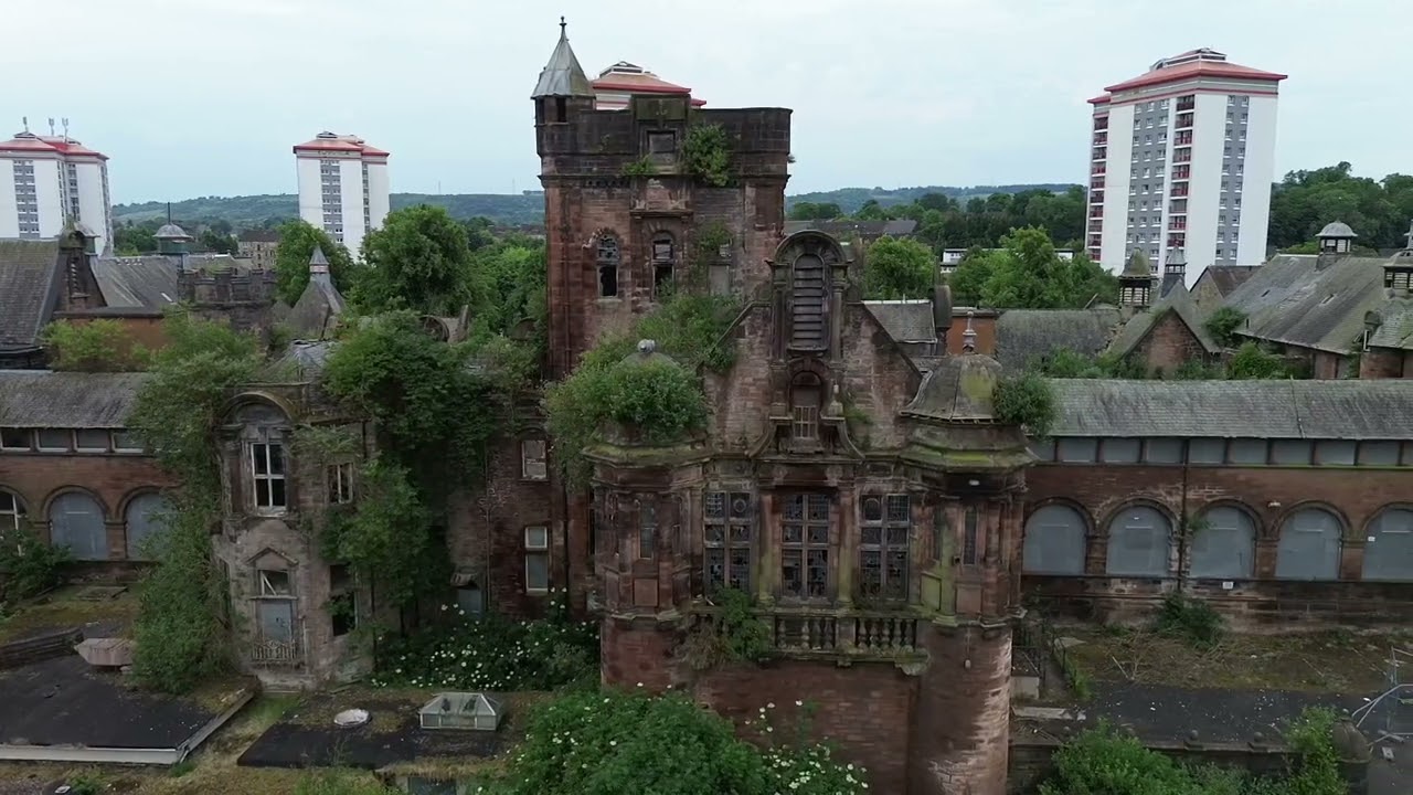Decay, Royal Alexandra Infirmary, Paisley, Scotland.