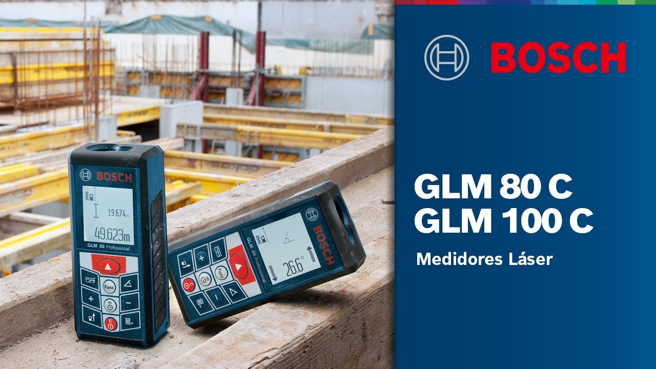 Medidores Láser GLM 80 y GLM 100 C