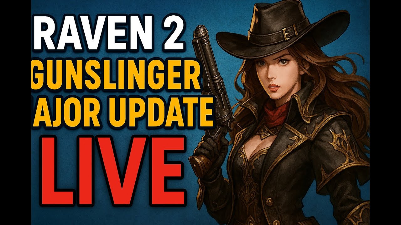🔴 RAVEN 2 Major Update LIVE | Gunslinger, Class Change Event, Golden Bullet Pass!