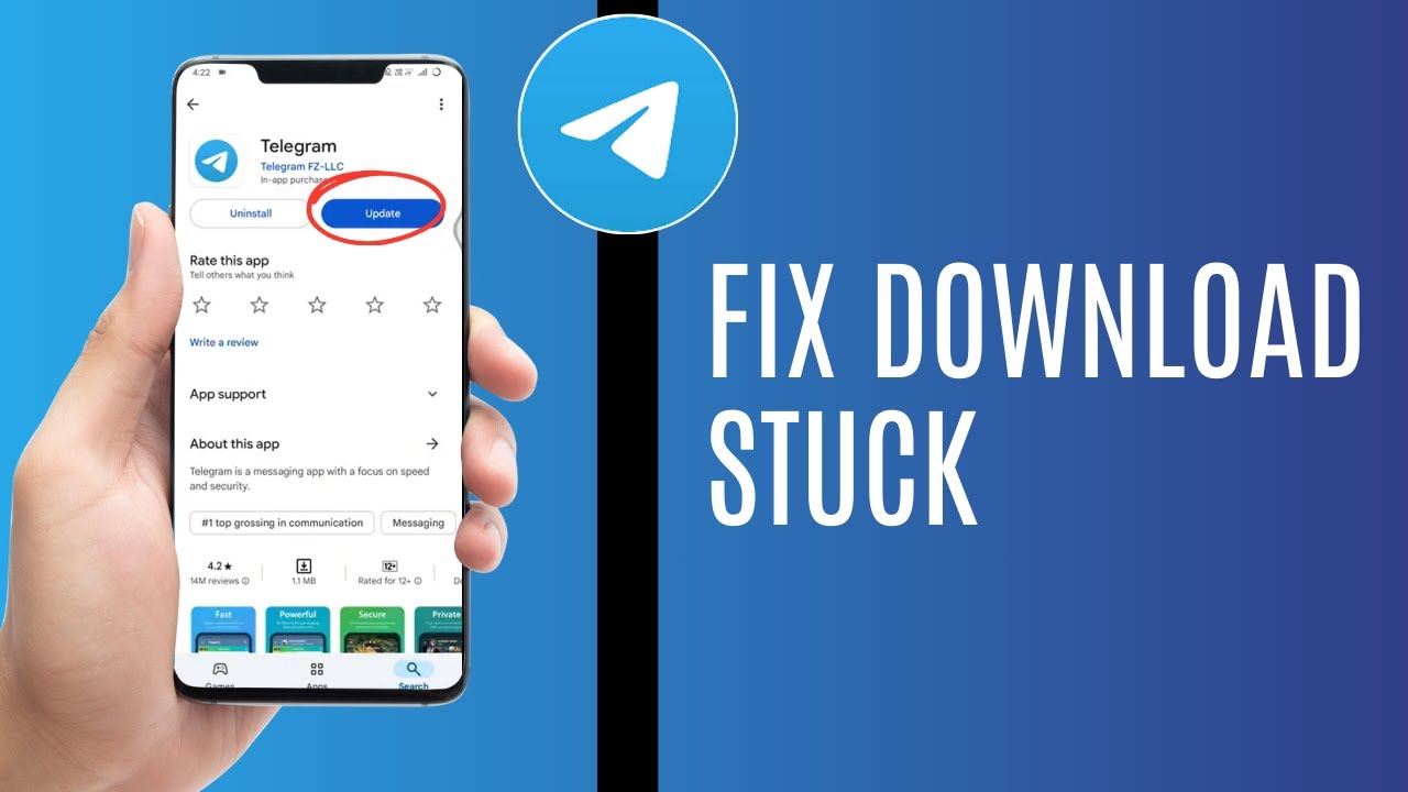 How To Fix Telegram Download Stuck 2024