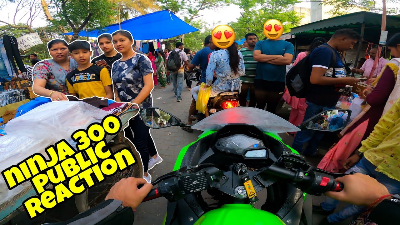 Шокирующая реакция девушек и лучшая реакция рынка 2022 | Ninja 300