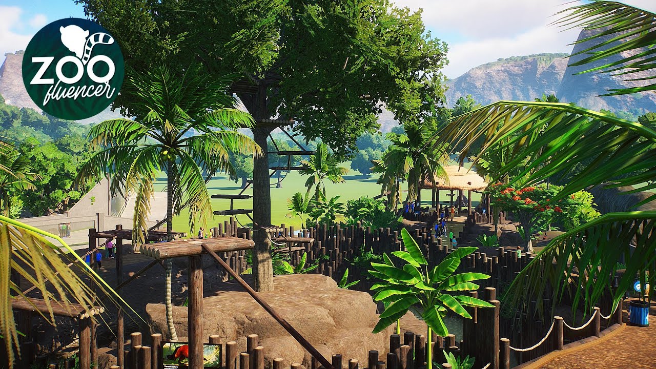 Planet Zoo Lemur Habitat | Planet Zoo Speed Build