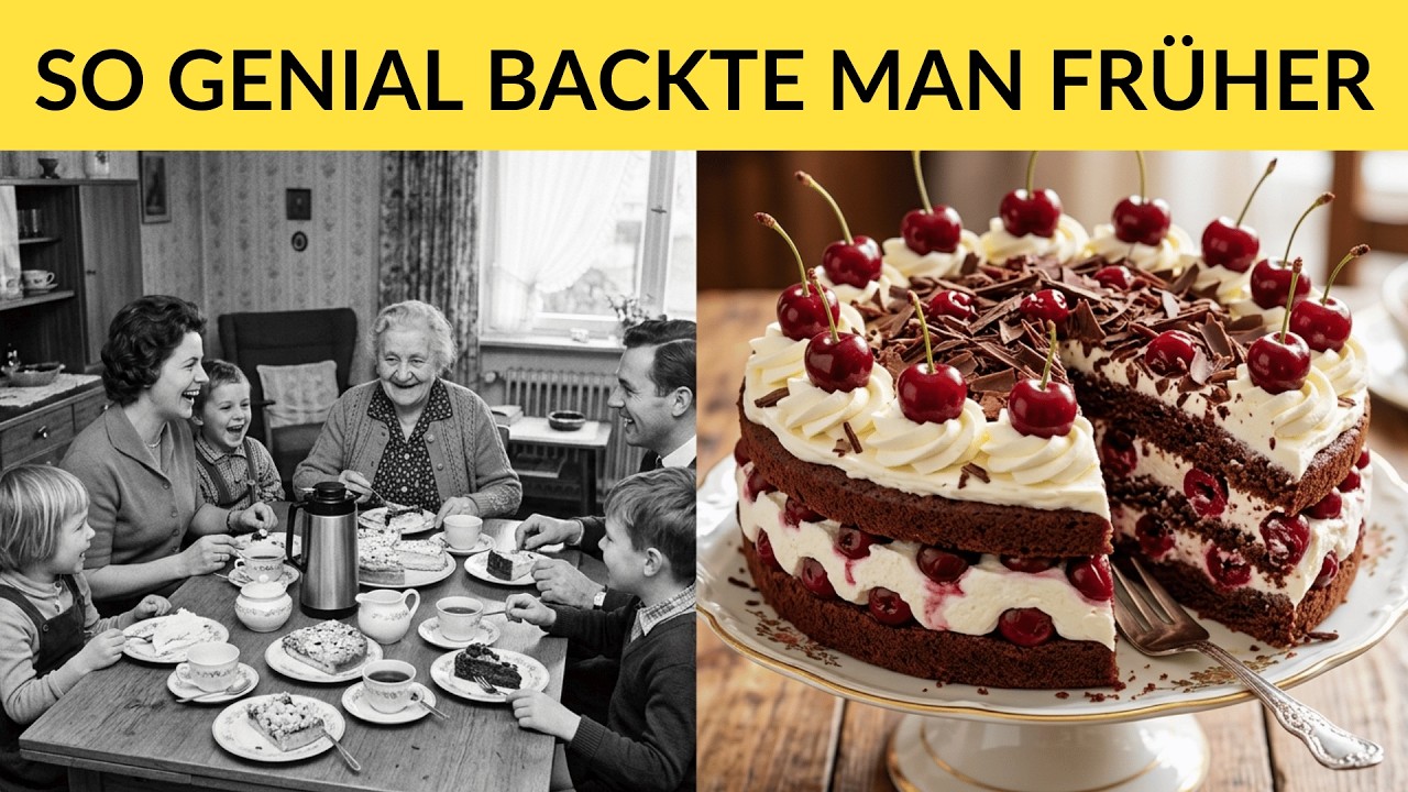 Kaffee und Kuchen wie bei Oma: 15 vergessene Backrezepte aus den 60er Jahren