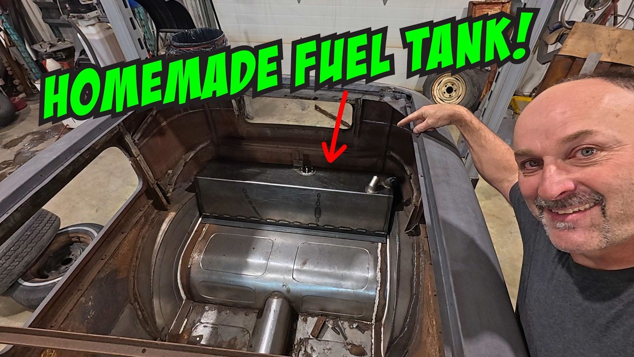 Building a custom fuel tank for our 1929 Model A sedan!