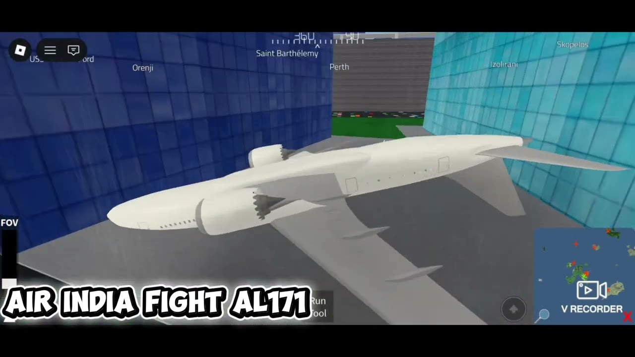A replica of a real airplane.  #roblox 