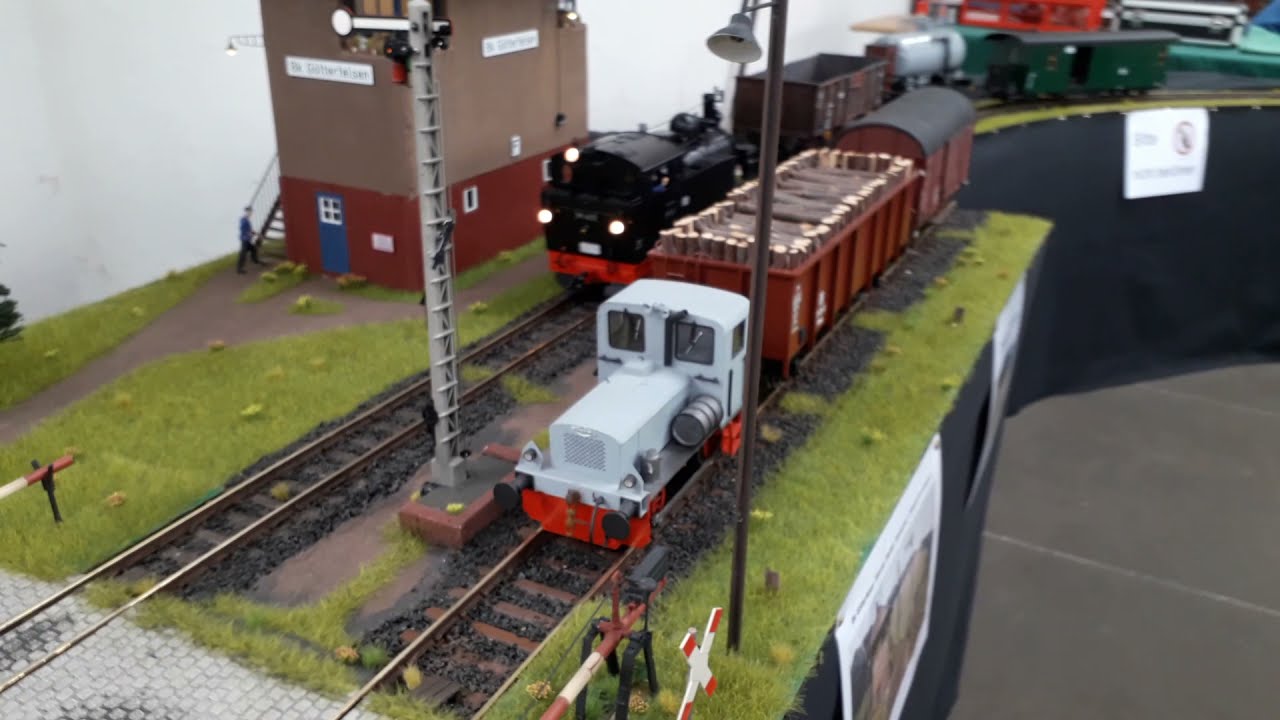 Gartenbahn LGB Gro&szlig;bahntreffen Schkeuditz 2018 Spur G /  Spur 2m  letzte Ausstellung meiner Anlage