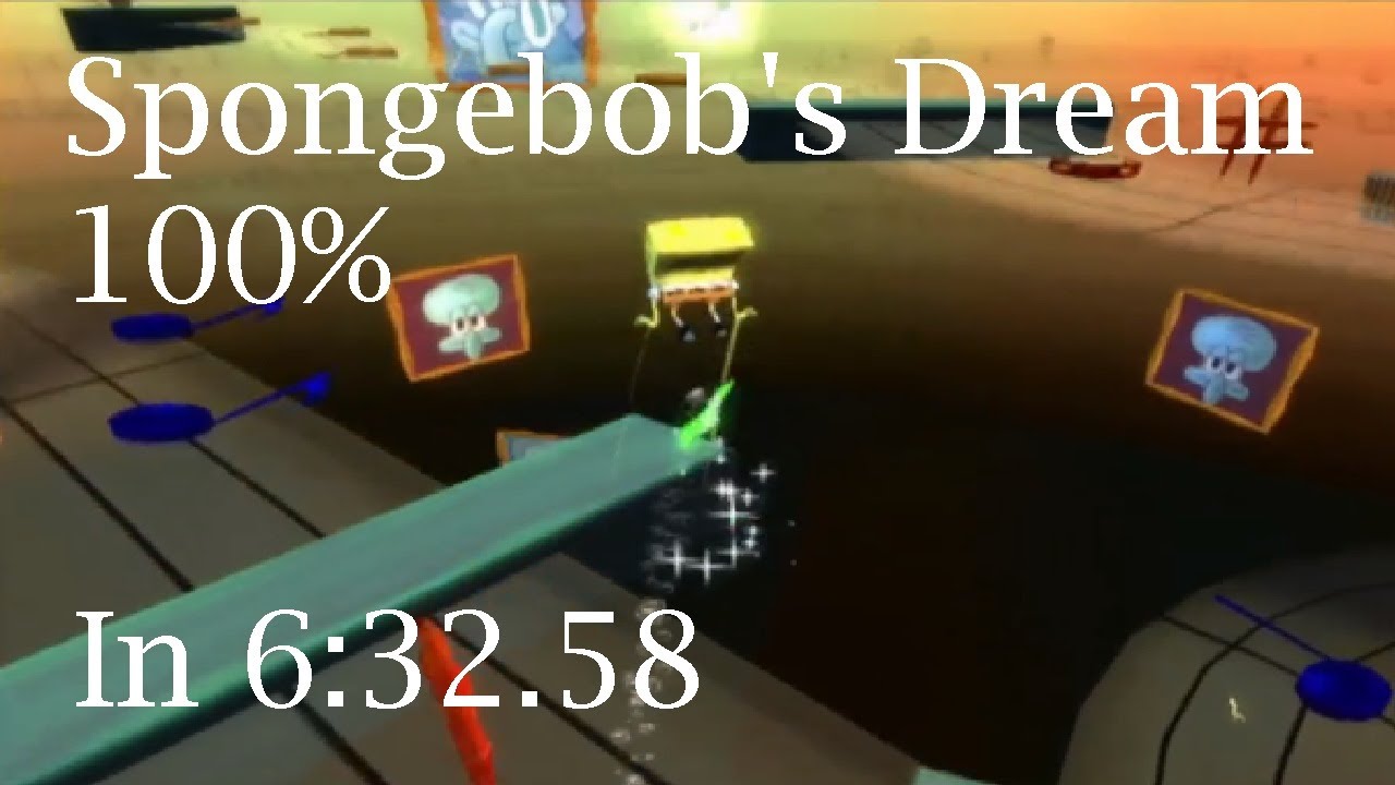 (Individual Level WR) SS: BfBB Spongebob's Dream 100% in 6:32.58