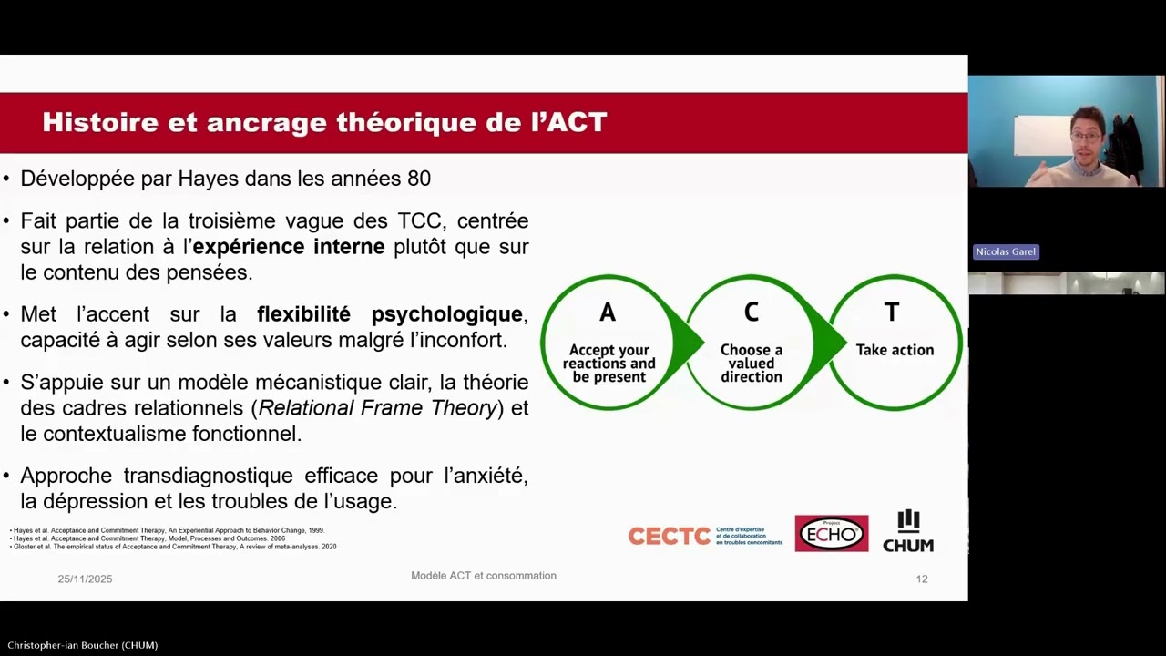 Modèle ACT et consommation