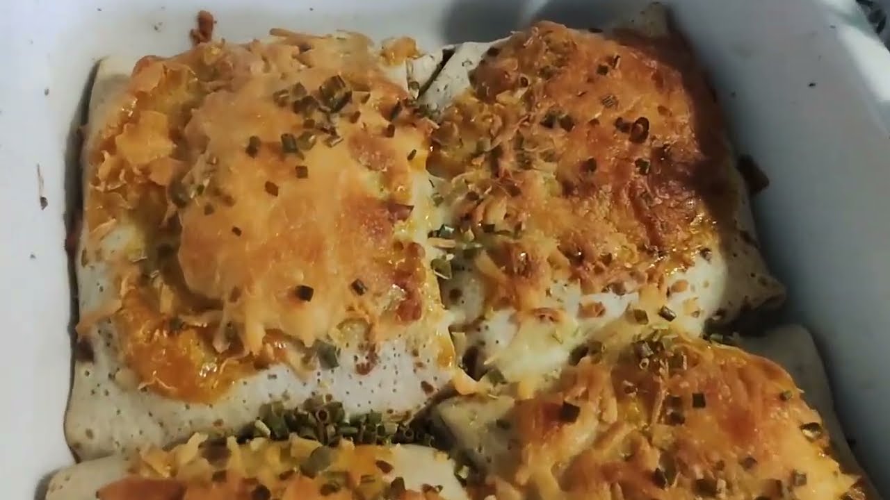 كريب مالح بالدجاج فالفرن hartige kip pannenkoeken in de oven