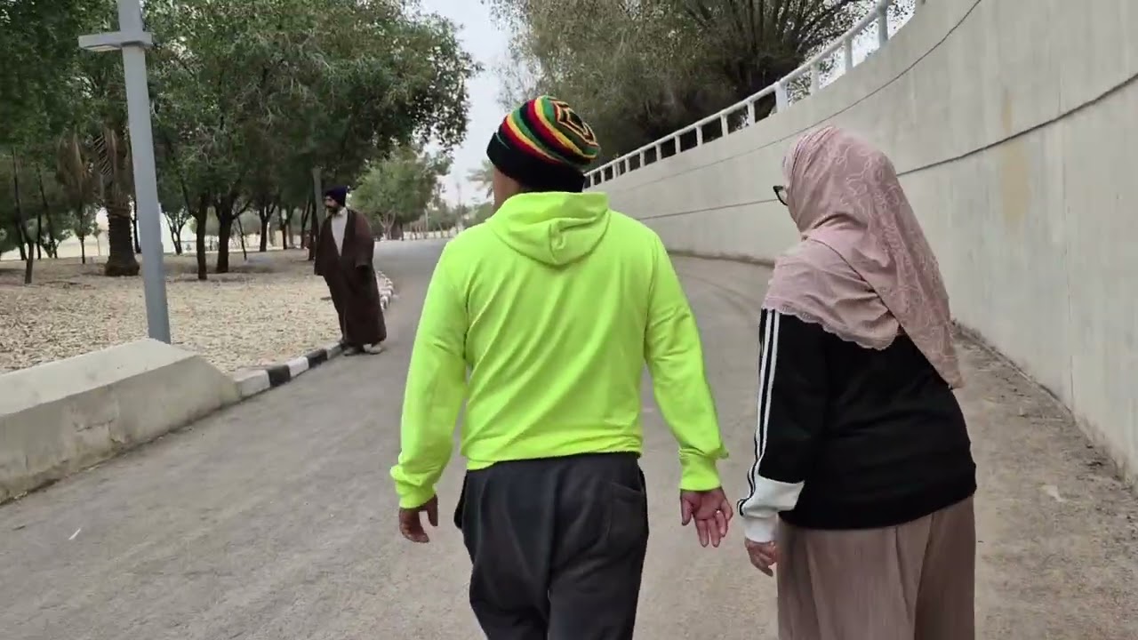 WALKING AT AL NADA PARK