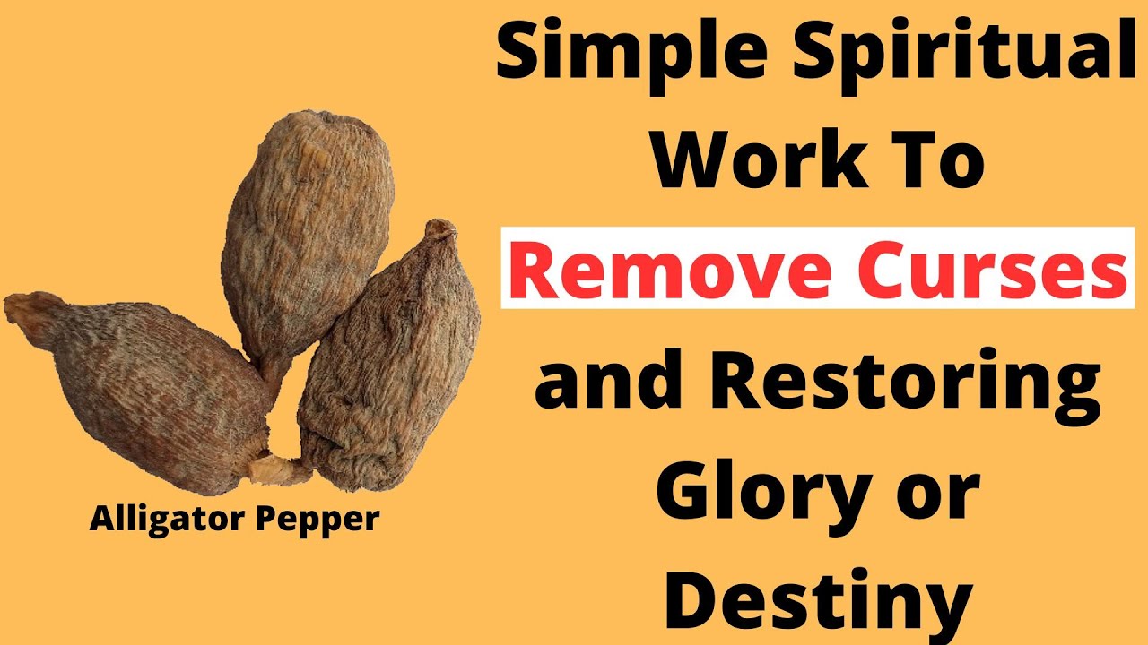 Simple Spiritual Work To Remove Curses and Restoring Glory or Destiny
