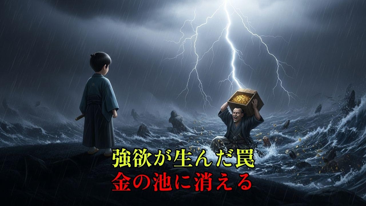 運命を視る少年の復讐。強欲な男を襲った「金の池」の末路