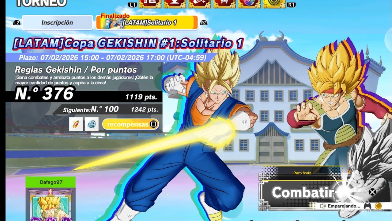 TORNEO LATAM DRAGON BALL GEKISHIN SQUADRA