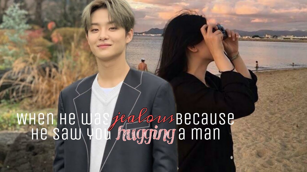 When he was jealous because he saw you hugging a man || TREASURE Jihoon ff || oneshot