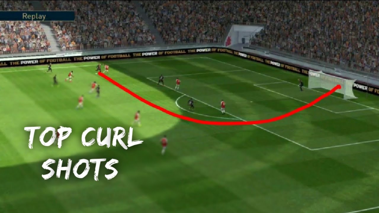 Top 12 Curl Shot Goals🔥__Pes 21 Mobile
