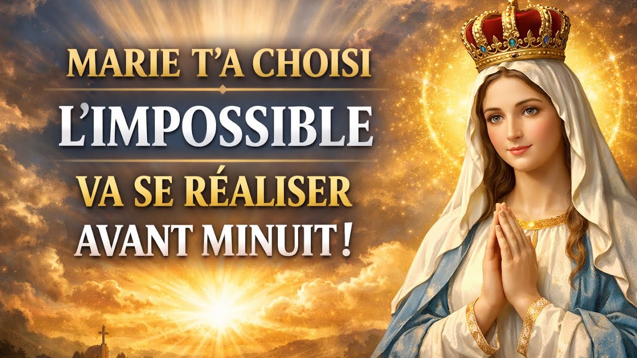✨ Récite Cette Prière à la VIERGE MARIE AVANT MINUIT et TÉMOIGNE DU MIRACLE EN DIRECT ! 🙏