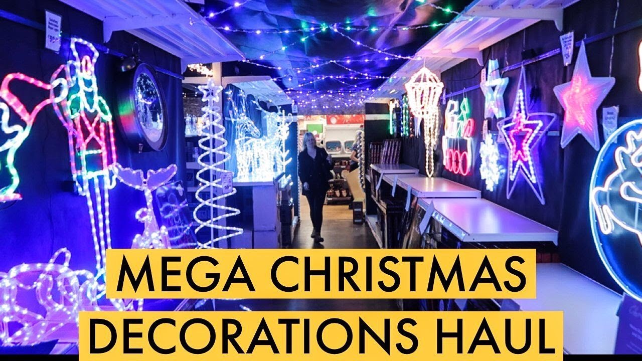 CHRISTMAS DECORATIONS HUGE SHOPPING  HAUL