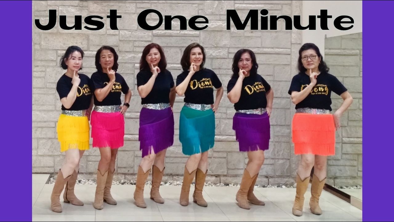 Just One Minute Line Dance (demo & count) Chor : Janet (Zhen Zhen) Ge (CN)