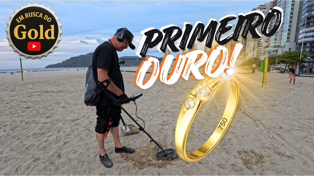 FINALMENTE SAIU O GOLD! ANEL DE OURO💍em Balneário Camboriú-Triple Score Nokta