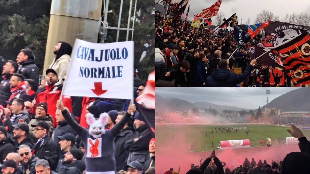 Curva Sud Nocerina in derby contro Cavese | Nocerina - Cavese [10/03/2024] , Serie D