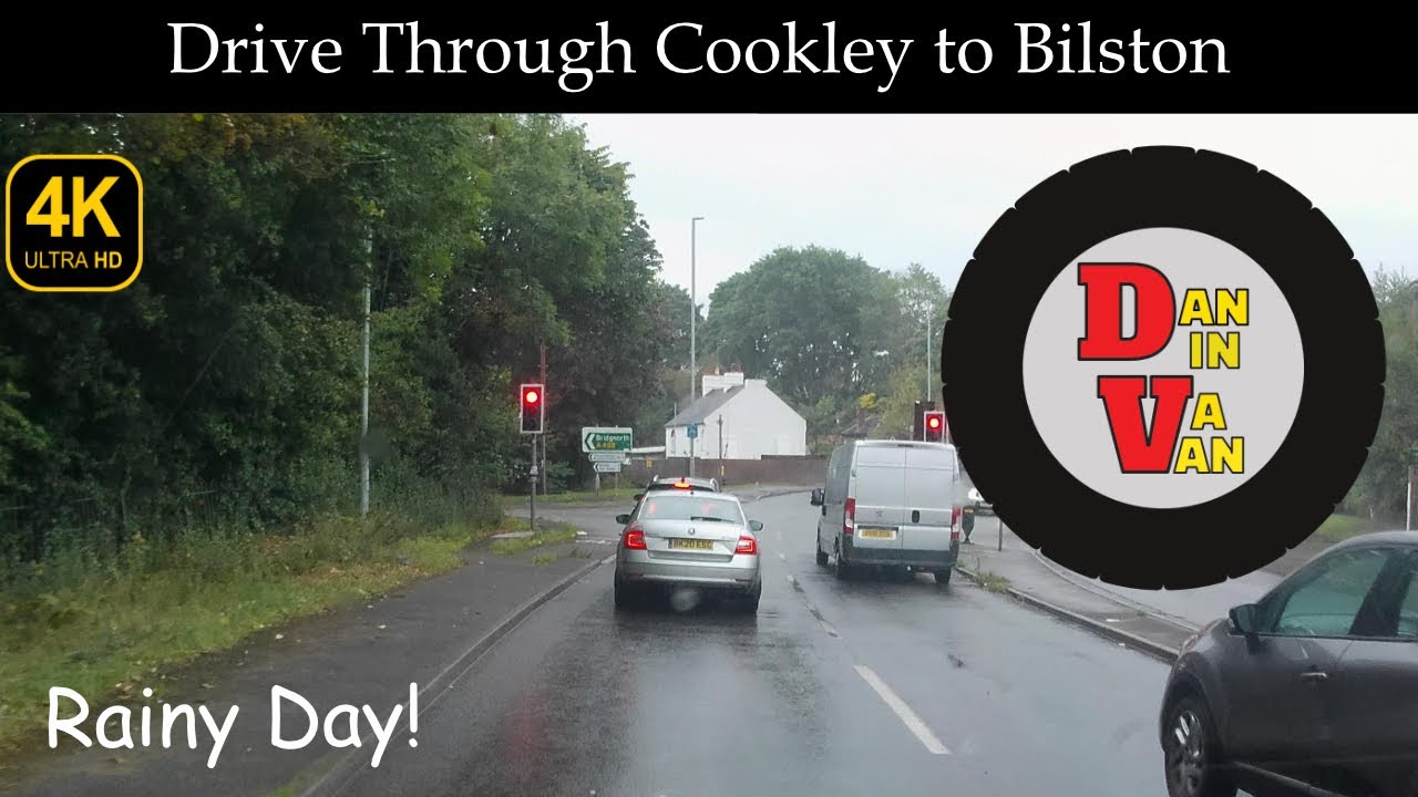 Drive Through Cookley to Bilston in the Rain.