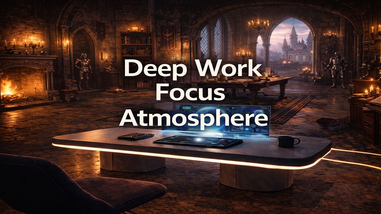 Deep Work Focus Atmosphere | Ambient Music for Maximum Concentration | Deep Work Atmosphere