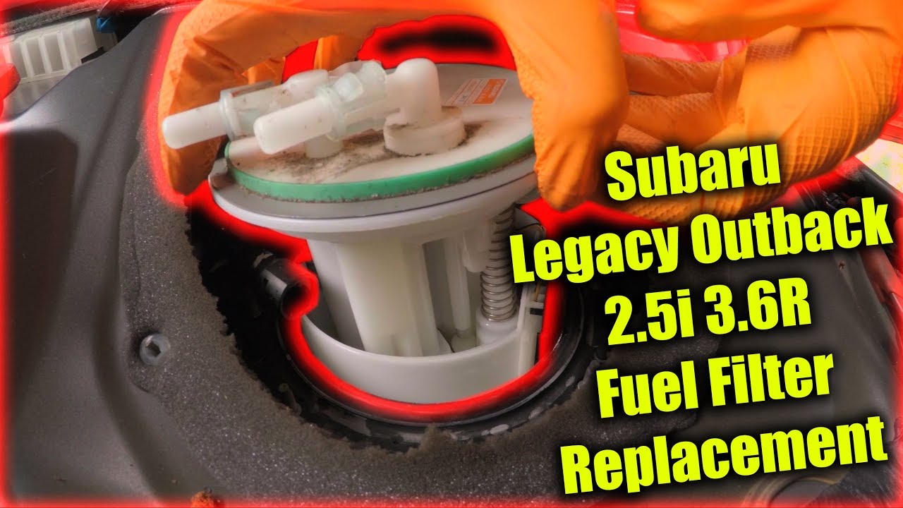 Subaru Legacy Outback 2.5i 3.6R Fuel Filter Replacement