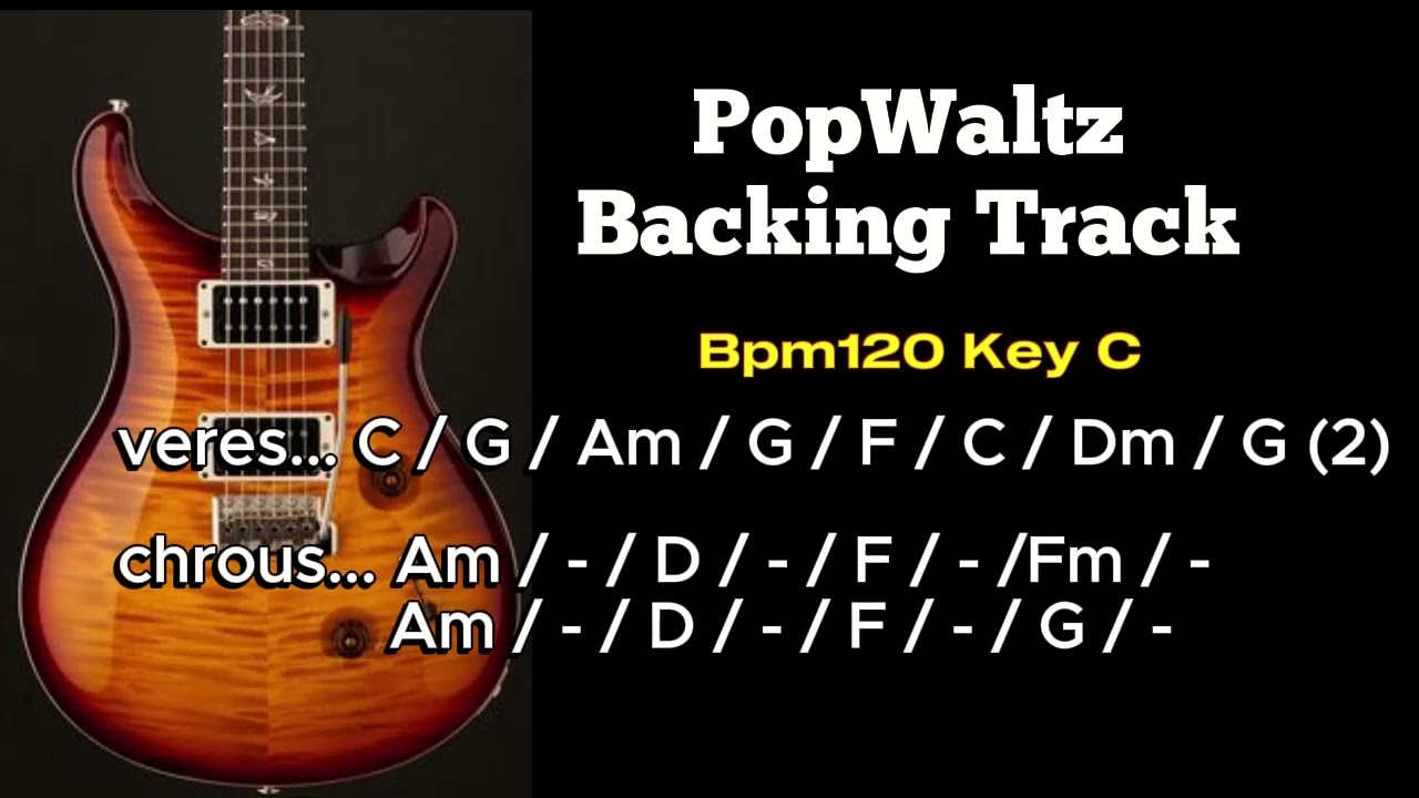 PopWaltz Backing Track Bpm120 Key C