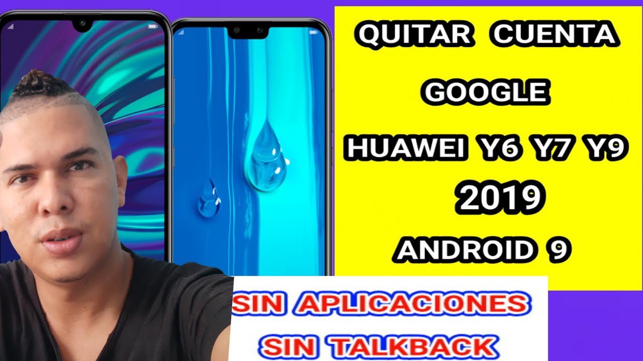 huawei y6 2019 y7 2019 y9 2019 frp bypass / Eliminar cuenta google huawei y9 2019
