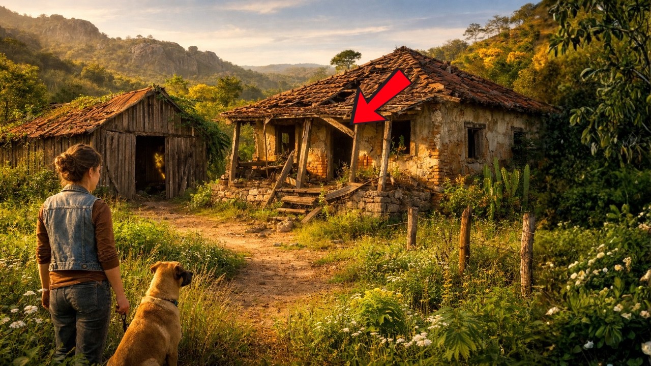 Viúva aos 34 anos, ela recebeu apenas as chaves de um rancho destruído nas montanhas… mas no celeiro