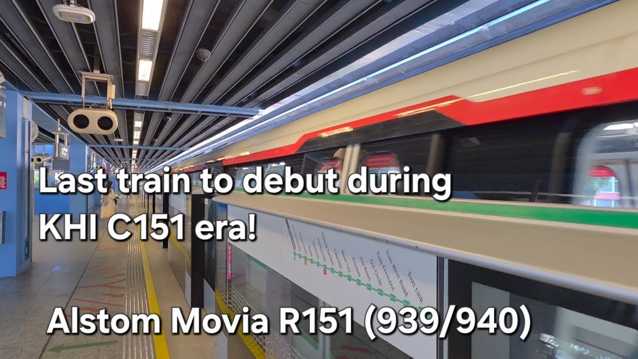 [Special catch on 4 Oct] - SMRT Alstom Movia R151 (939/940)