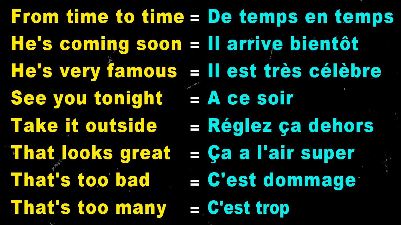 500 Phrases en Anglais  les Plus Courantes ► Most Common English Phrases