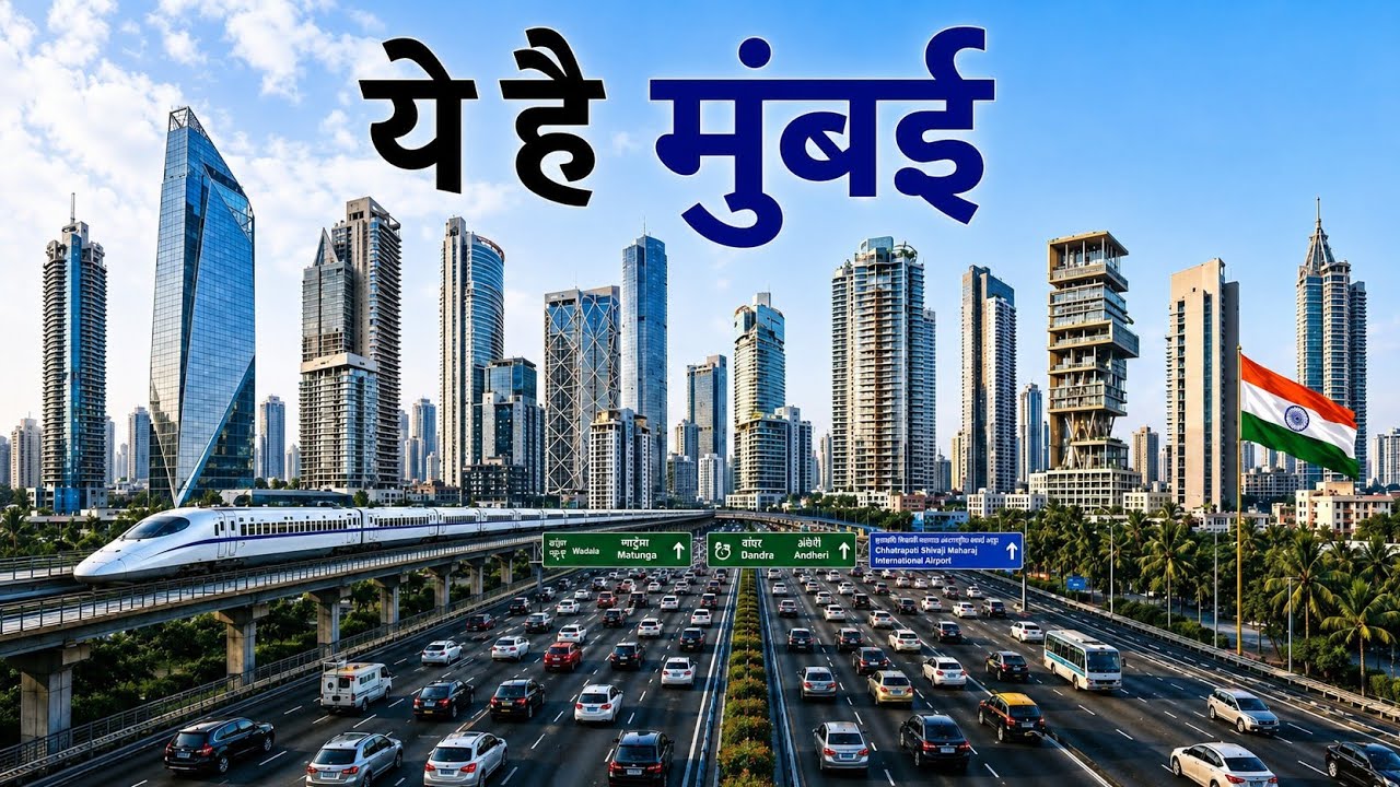 Mumbai city | most developed city of India | emerging india | mumbai drone view |