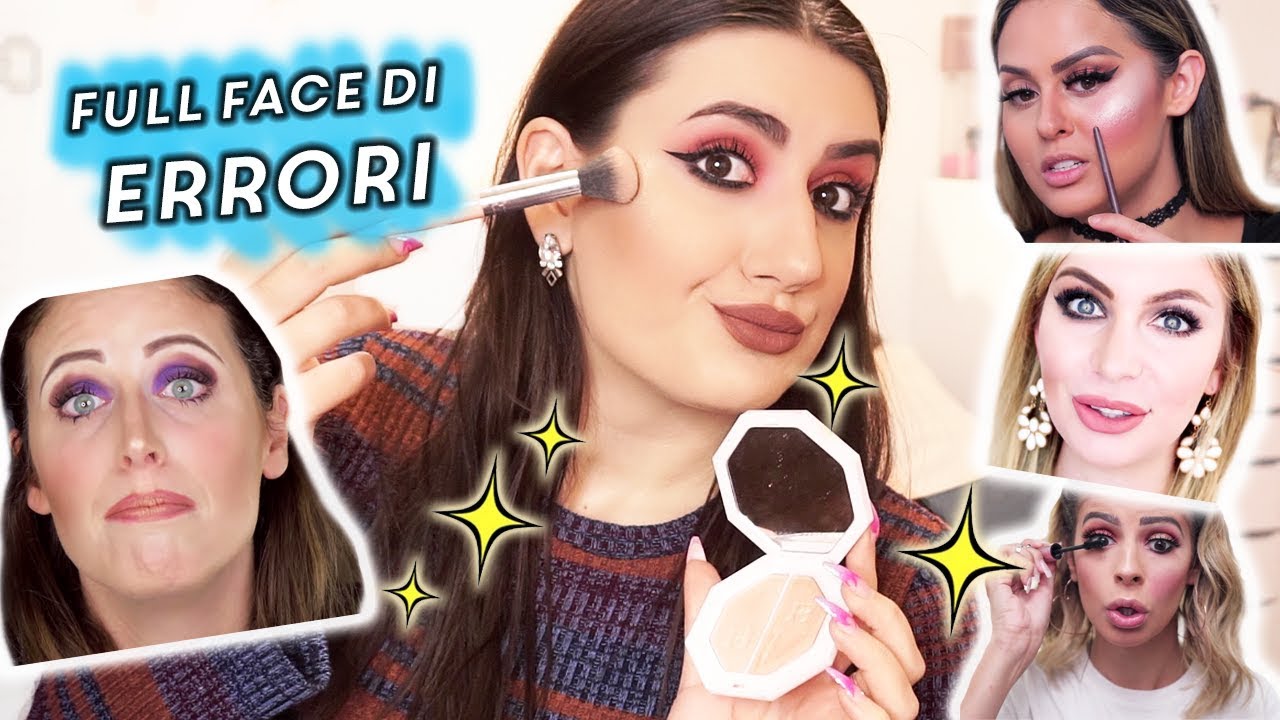 MI TRUCCO FACENDO TUTTI GLI ERRORI COMUNI NEL MAKEUP! 😱