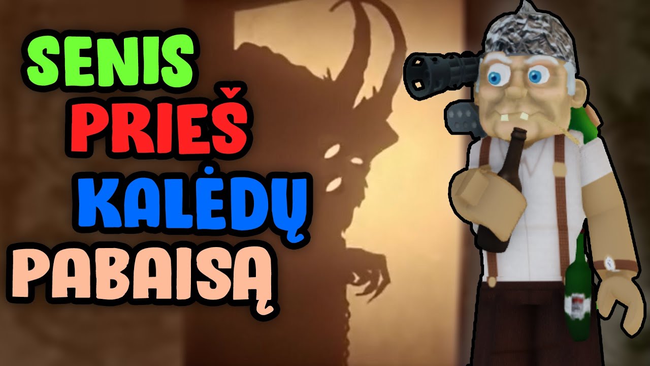 SENIS PRIEŠ ROBLOX KALĖDŲ MONSTRĄ!