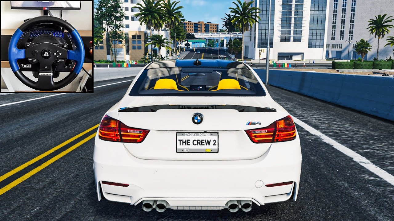 Miami to Las Vegas BMW M4 | The Crew 2 | (Steering Wheel + Pedal Gameplay) Thrustmaster T150