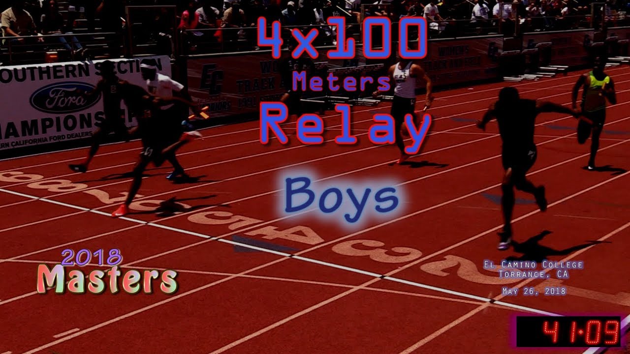 2018 TF - CIF-ss Masters - 4x100 Relay (Boys)