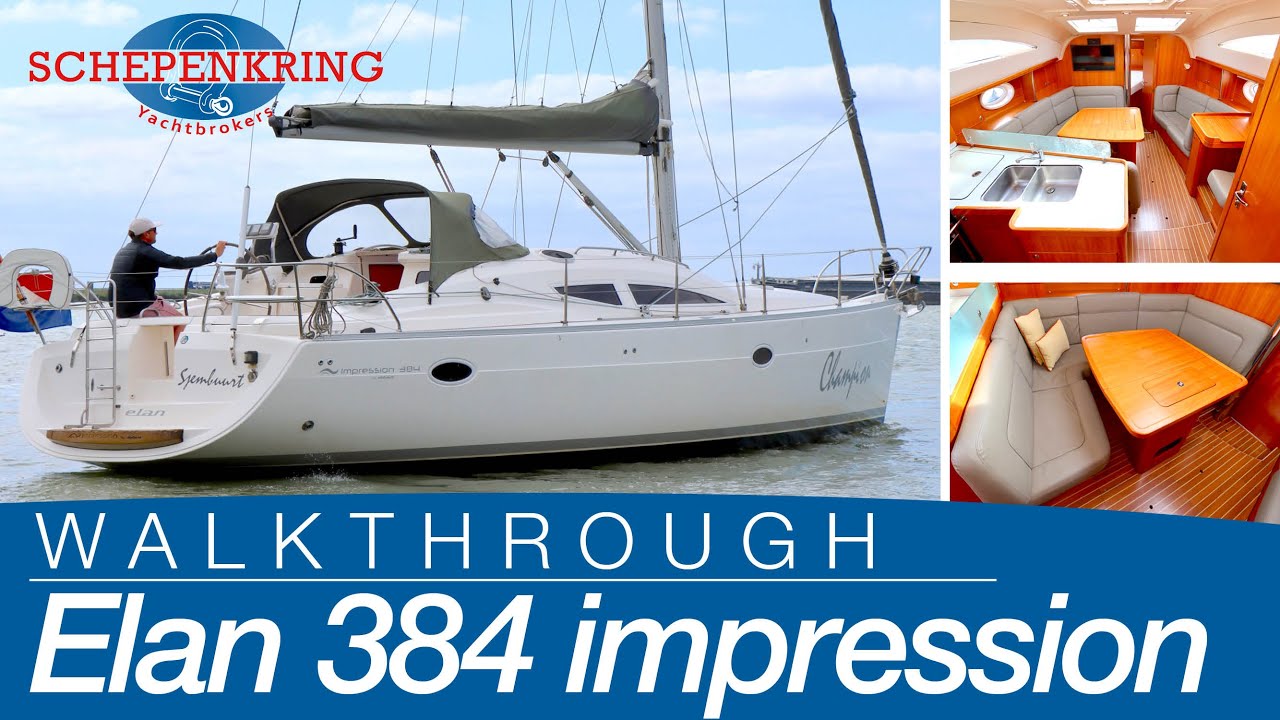 Elan 384 impression for sale | Yacht Walkthrough | @ Schepenkring Lelystad | 4K