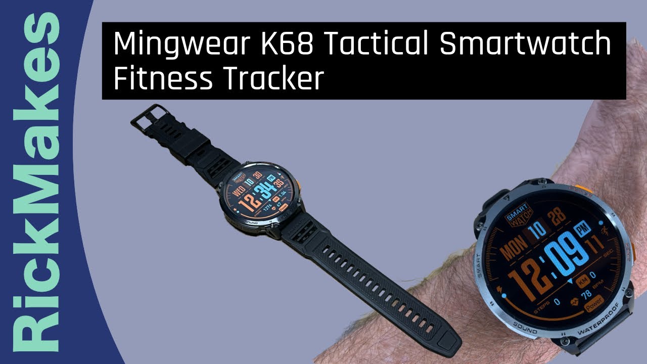 Тактические умные часы-фитнес-трекер Mingwear K68