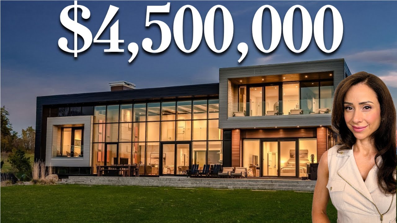 Inside Muskoka's MOST STUNNING $4.5 MILLION Lakefront Getaway