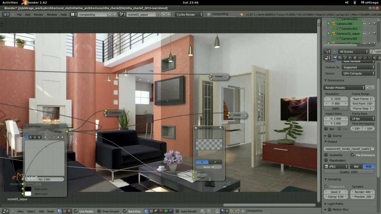 Blender Cycles in action - Archviz (interior design)