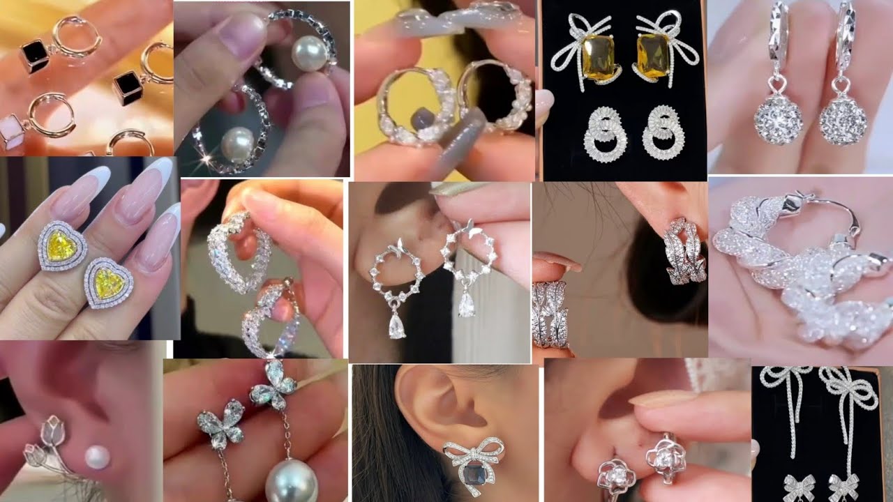 Silver Earrings Designs 2025 | Latest Silver Earrings Designs For Girls #silverjewllery #earrings