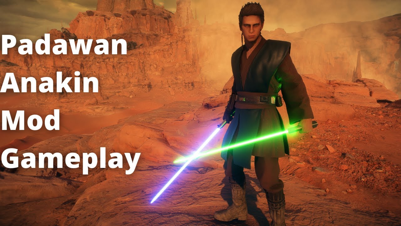 Star Wars Battlefront II - Padawan Anakin Mod Gameplay (Attack of the Clones)