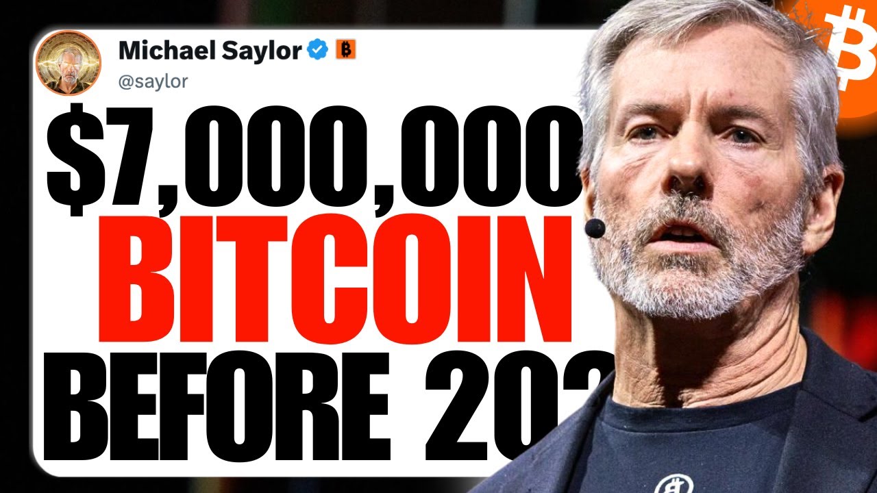 BREAKING: Michael Saylor JUST Made an INSANE $7M Bitcoin Prediction!!!