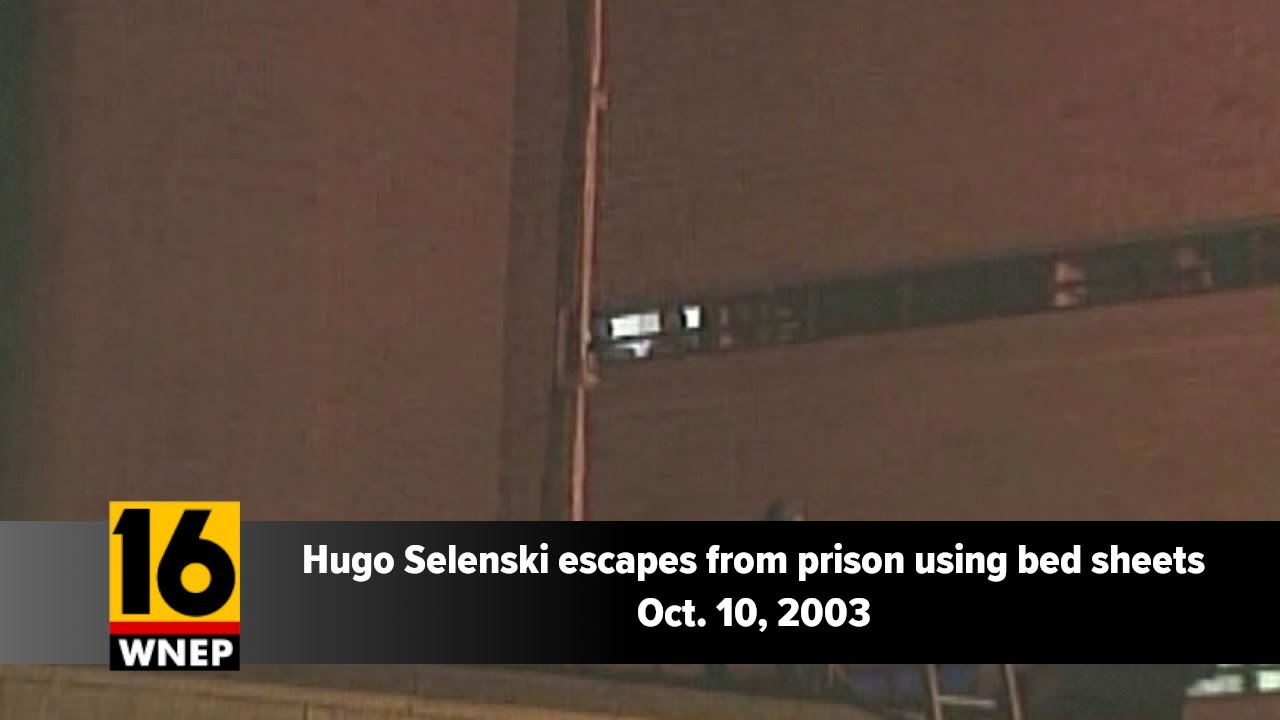 Hugo Selenski escapes prison with bed sheets | From the WNEP Archive [October 10, 2003]