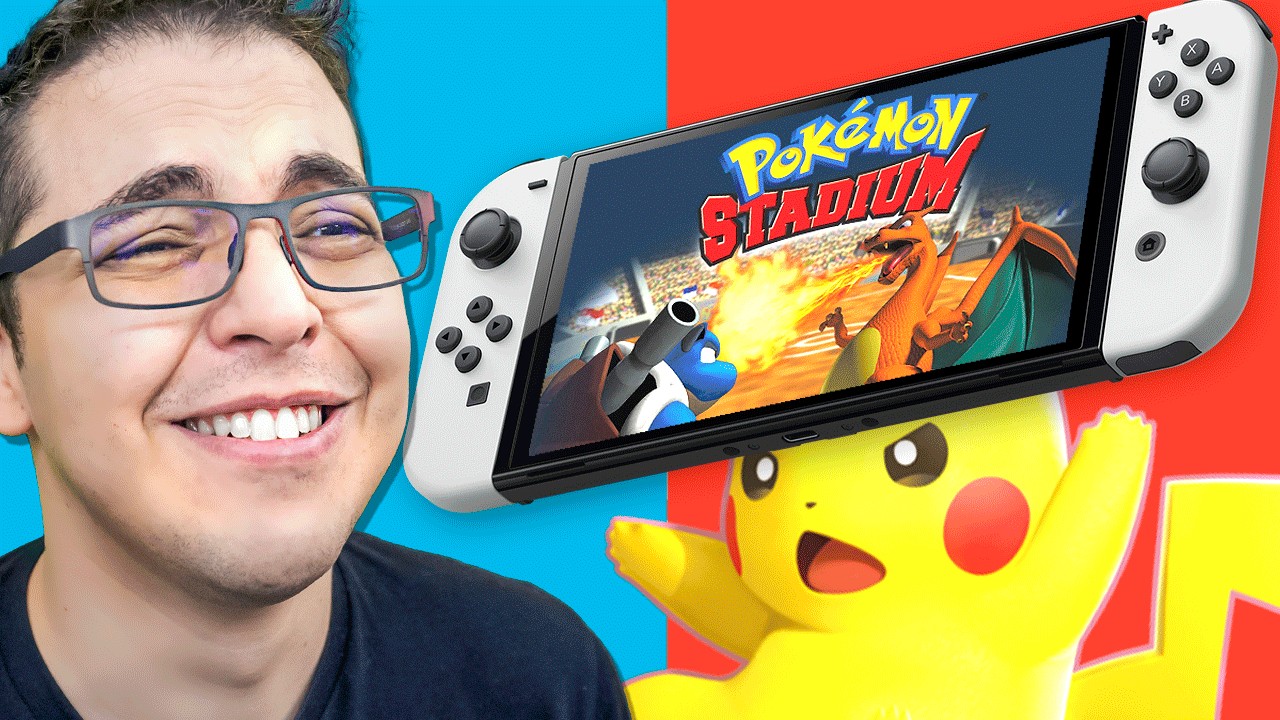 Joguei Pokemon STADIUM no NINTENDO SWITCH !!!