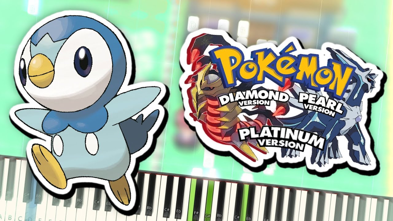 Pokemon Diamond & Pearl - Solaceon Town (Day) Theme Piano Tutorial Synthesia