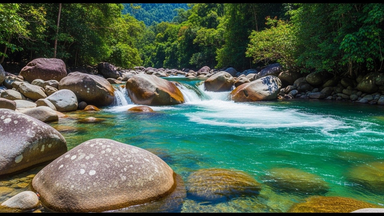 Natural River Soundscape for Deep Meditation and Restful Sleep